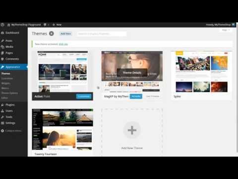 how to install a theme on wordpress