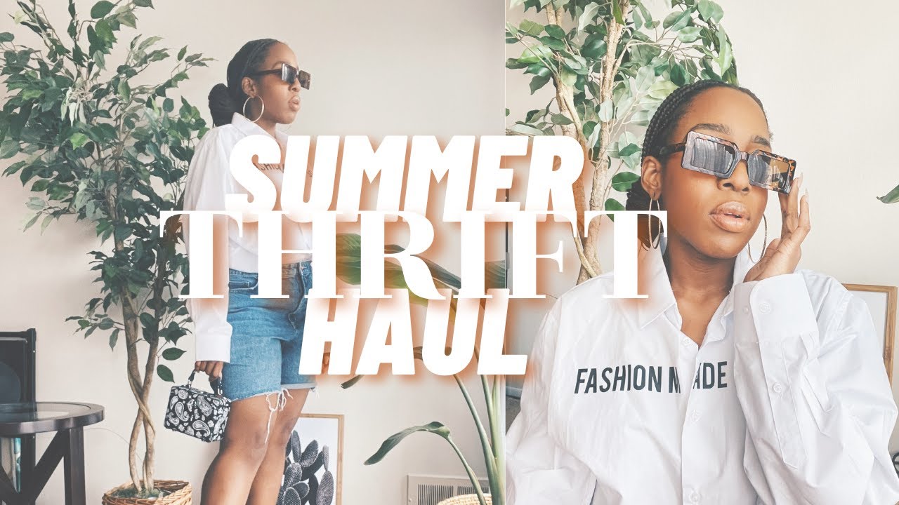 WHAT I GOT FROM THE THRIFT STORE ? SUMMER THRIFT HAUL | FASHIONLAYN