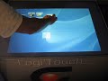 Plusieurs applications multi-touch sur la table LogiTouch.- Fire: application qui montre que tous les doigts sont bien reconnu.- Galerie multimédia: application qui permet de visualiser naturellement les photos et vidéos.- GoogleMaps Emotic: application de cartographie utilisant la puissance et la facilité du multi-touch.