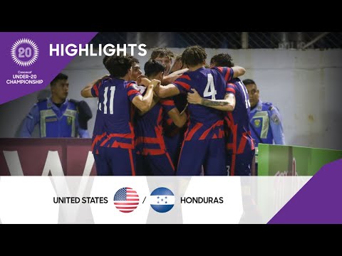 CU20M 2022 Highlights | United States vs Honduras