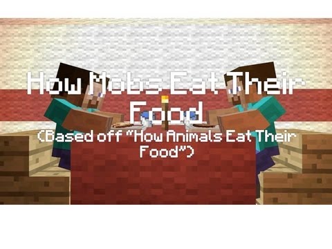how to i eat in minecraft