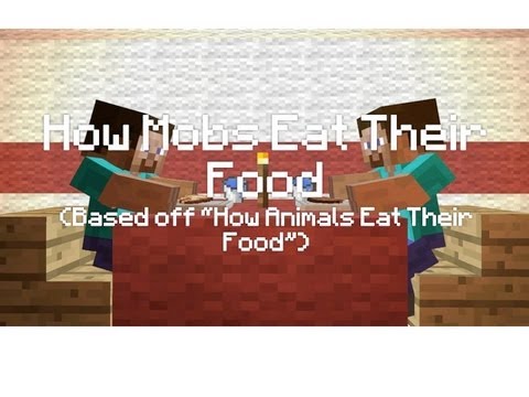 how to i eat in minecraft