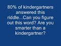 Worlds Hardest Riddle