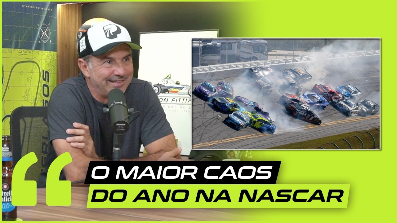 CAOS EM TALLADEGA: O "Big One" de 28 carros e a vitória épica de Hocevar! #cortes #pelaspistas