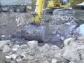 Bagger am Ausheben