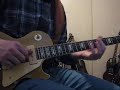 1968 Gibson Les Paul Gold Top f minor chord study