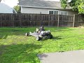go kart + backyard = fun
