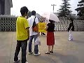 American Demonstrators Confronted by Police in Beijing