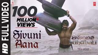 Sivuni Aana Full Video Song  Baahubali (Telugu)  P