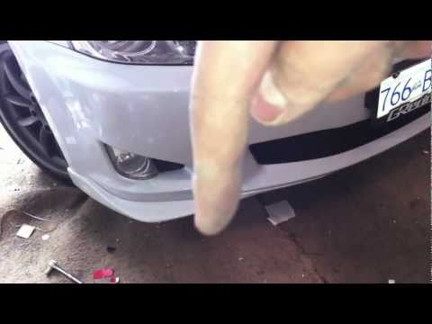 How to Install 09/10 Lexus IS250/350 GFX Front Lip (Split design) DIY/Tutorial