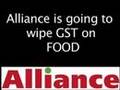 GST off Food