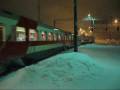 Intercity train departing Kouvola station