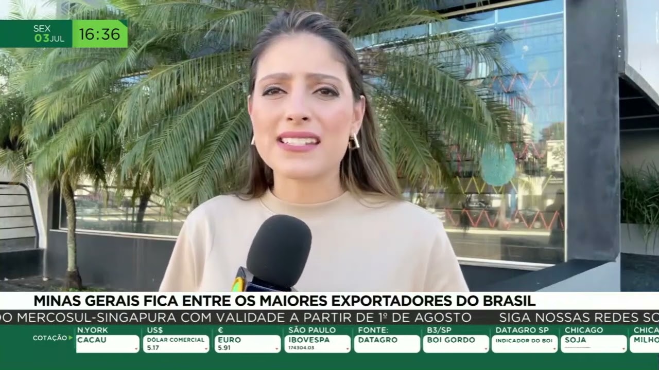 Minas Gerais fica entre os maiores exportadores do Brasil