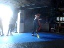 Guamy tricking with flippers