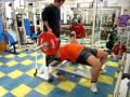 videos de Lambiel Fabien 175kg Raw à 125 (385lbs@275 RAW) Benchpress