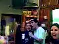 pamela y digor cantando soy minero en las navalmanzano en san cristobal en el bar de la celia