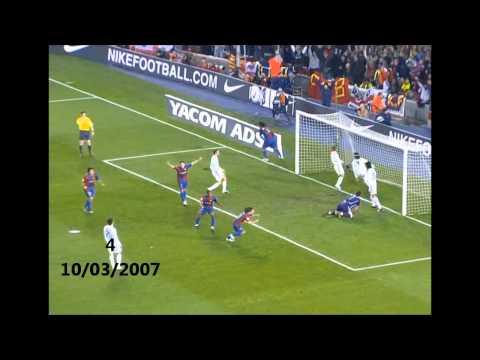 Lionel Messi-All 10 Goals Vs Real Madrid HD 