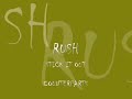 Rush - Stick It Out Guitar Band TAB