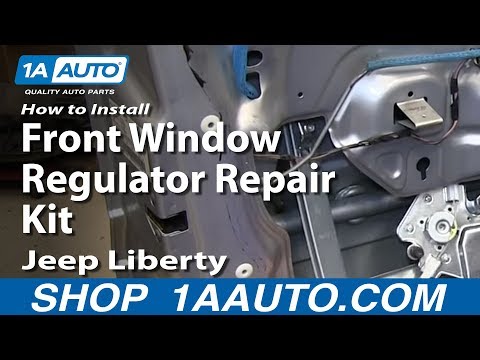 How To Install Front Window Regulator Repair Kit 2002-06 Jeep Liberty