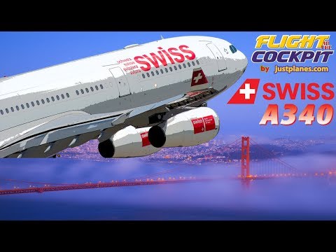 SWISS A340 San Francisco