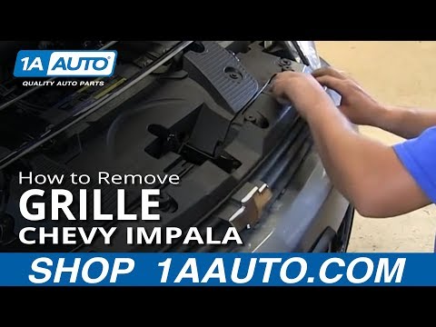 How To Install Replace Broken Upper Grille 2006-12 Chevy Impala