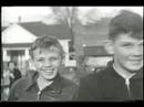 shot from the front of carr junior high, 1940