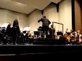 the wilberforce university concert choir in perfromance with the canton symphony, singing roland carter's setting of 