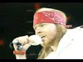 Axl Rose and Queen We Will Rock you Freddie Mercury