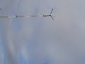 10 kW Bergey wind turbines installed at Kasabonika Lake, Ontario. One of the turbines is freewheeling and creating excessive noise.