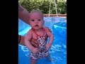 Ellie in the pool at NIEHS