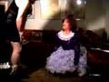 Sissy in Frilly dress get chastised