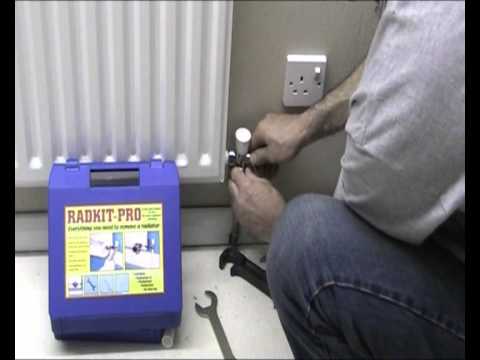 how to drain central heating system uk
