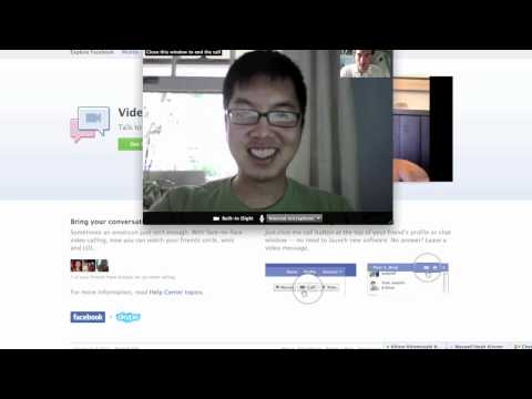 how to use facebook video chat