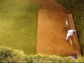 Jonathan Broxton and George Sherrill in their bullpen sessions during the NLDS: Game 1. These guys pitch fast especially with Broxton pitching 100 mph on any given day. My brother could barely keep up with Sherrill's pitch. First is Broxton, then Sherrill.