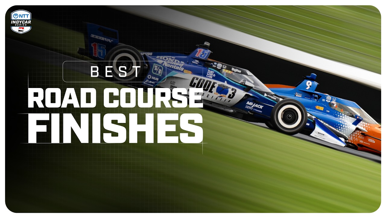 45 Minutes of Insane INDYCAR Road Course Finishes