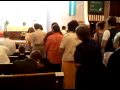 Ariels communion at ST Piux.