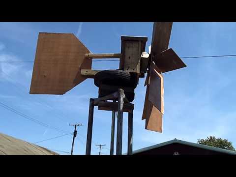 how to make a wind generator from a car alternator