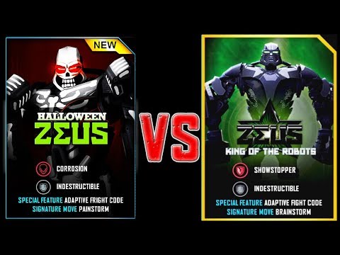 REAL STEEL WRB Halloween Zeus VS ZEUS New Robots UPDATE (Живая Сталь)