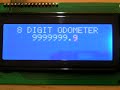 LCD 8-DECADE ROLLING ODOMETER LCD 8-DECADE ROLLING ODOMETER