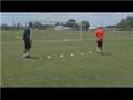 Soccer Tips : Ankle Dribble Technique: Beginning Soccer Drill