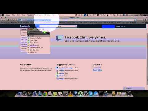 how to add facebook to os x