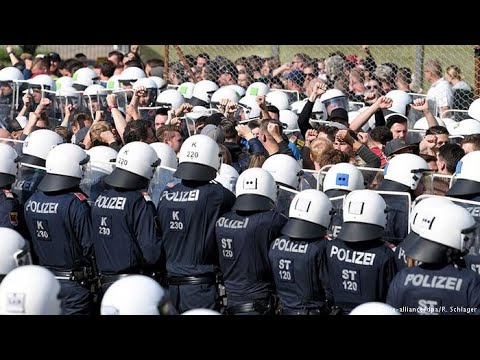 sterreichs Polizei und Soldaten trainieren das Aufhalten von Flchtlingen