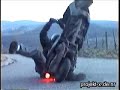 nice wheelie on a scooter
