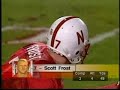 The final collegiate game for Tom Osborne, Peyton Manning, Ahman Green, Grant Wistrom, Jason Peter, Scott Frost. Nebraska thoroughly dominated the Vols on both sides of the ball running for over 400 yards. This is first half action only over 40 clips, second part to be up shortly. Great talent on both sides of the ball Nebraska: Wistrom, Green, Peter, Frost, Rucker, Ralph and Mike Brown, Eric Warfield, Tennesse: Peyton Manning, Jamal Lewis, Peerless Price, Leonard Little, Raynoch Thompson ...