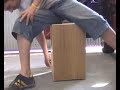 meribol aprendiendo a todar el cajón flamenco