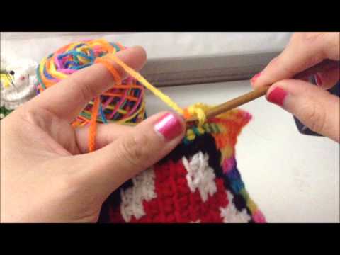 how to fasten off afghan stitch