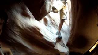 Peek-a-boo and Spooky Slot Canyon Hike. Escalante Utah