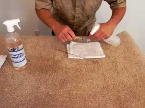 how to remove gum from carpet