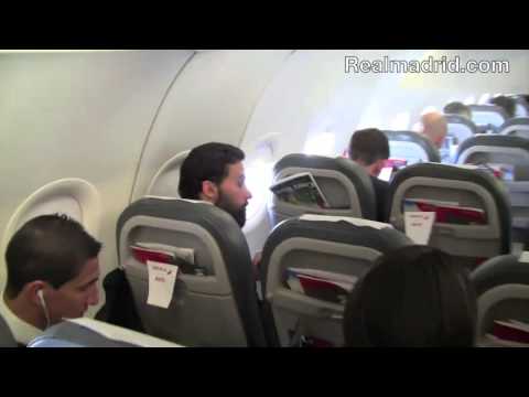 Behind The Scenes: Real Madrid's flight to Lisbon Behind The Scenes: Real Madrid's flight to Lisbon