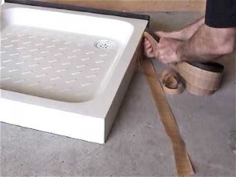how to fit a b&q shower tray
